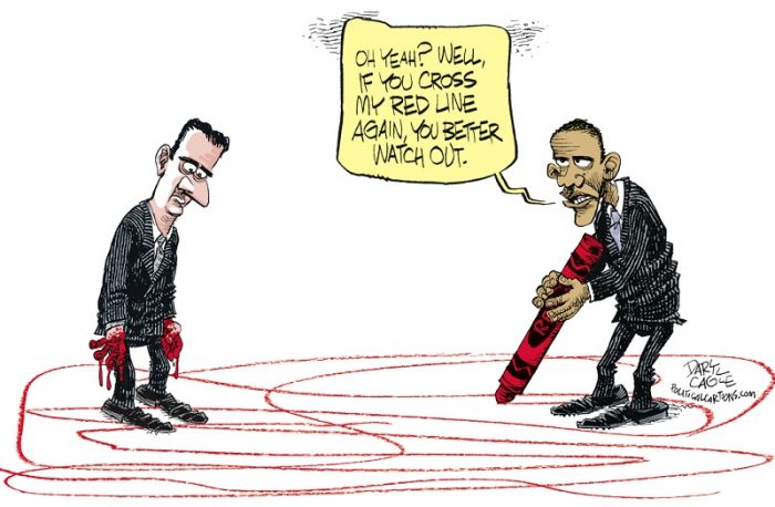 Obama Should Draw Two Red Lines in Syria
