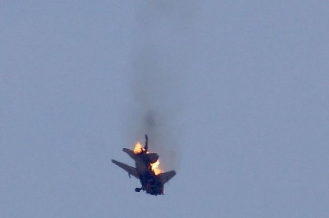 Video of Syrian Jet Crash into Market