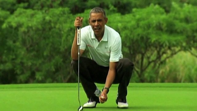Move Over Barack Obama, Go Play Golf